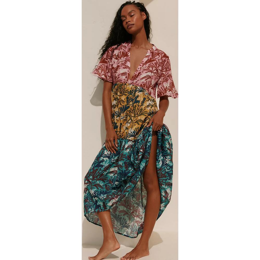 Celandine By Anthropologie The Kallie Flowy Maxi Dress